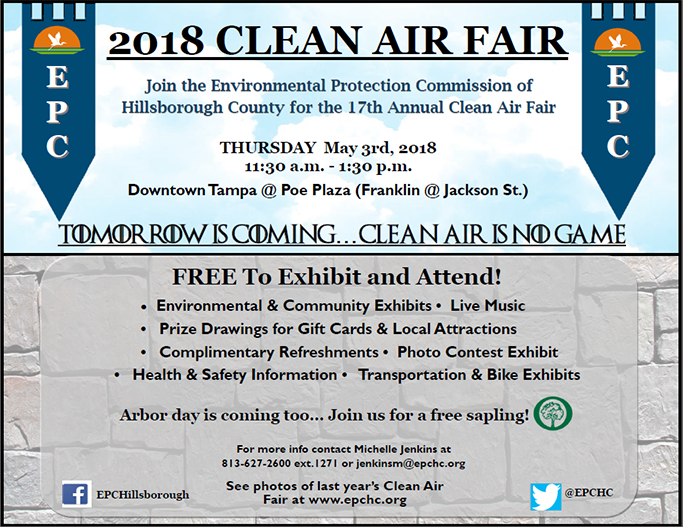 2018 Clean Air Fair Flyer